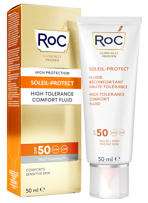 ROC FLUIDO SOLARE VISO SPF 50 ELEVATA TOLLERABILITA' 50 ML - FarmaLucia