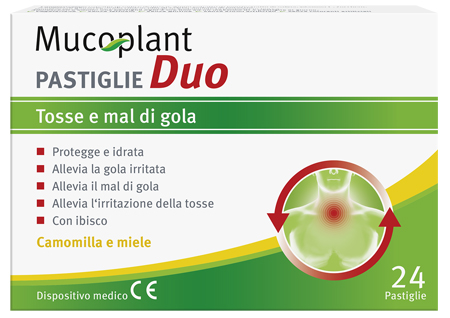 THEISS MUCOPLANT 24 PASTIGLIE CAMOMILLA E MIELE - FarmaLucia