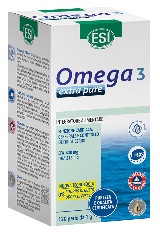 ESI OMEGA 3 EXTRA PURE 120 PERLE - FarmaLucia