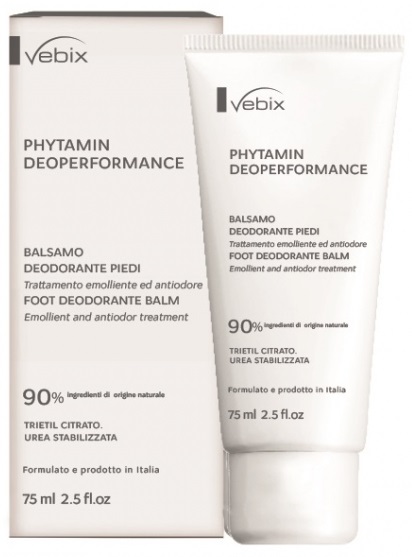 VEBIX PHYTAMIN E DEO PERFORMANCE BALSAMO PIEDI 24H-75ML - FarmaLucia