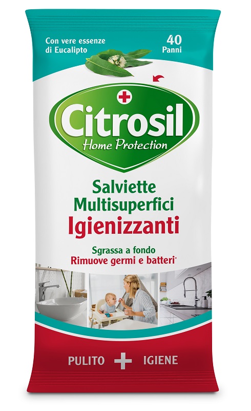 CITROSIL SALVIETTE IGIENIZZANTI EUCALIPTO 40 PEZZI - FarmaLucia