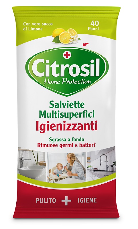 CITROSIL SALVIETTE IGIENIZZANTI LIMONE 40 PEZZI - FarmaLucia