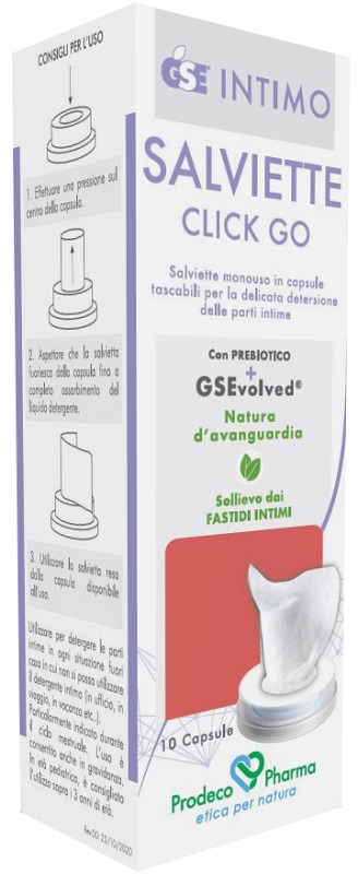 GSE INTIMO SALVIETTE CLICK GO 10 PEZZI - FarmaLucia