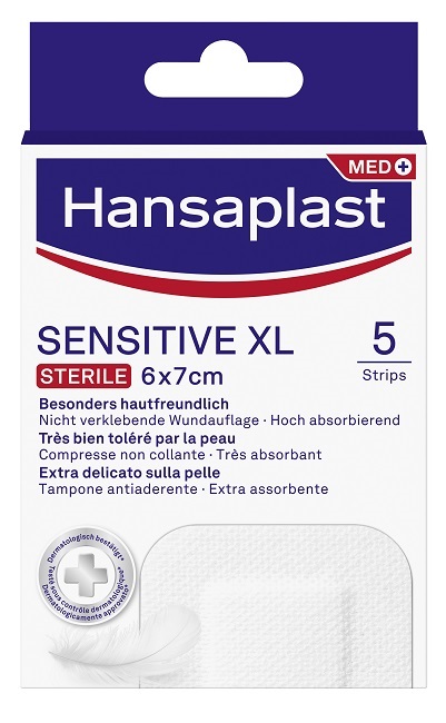 CEROTTO HANSAPLAST SENSITIVE XL 5 PEZZI - FarmaLucia