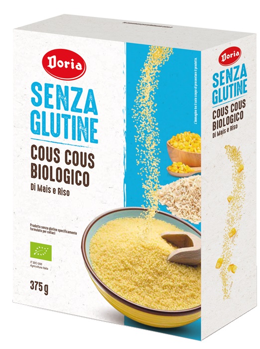 DORIA COUS COUS BIOLOGICO MAIS-RISO 375 G - FarmaLucia
