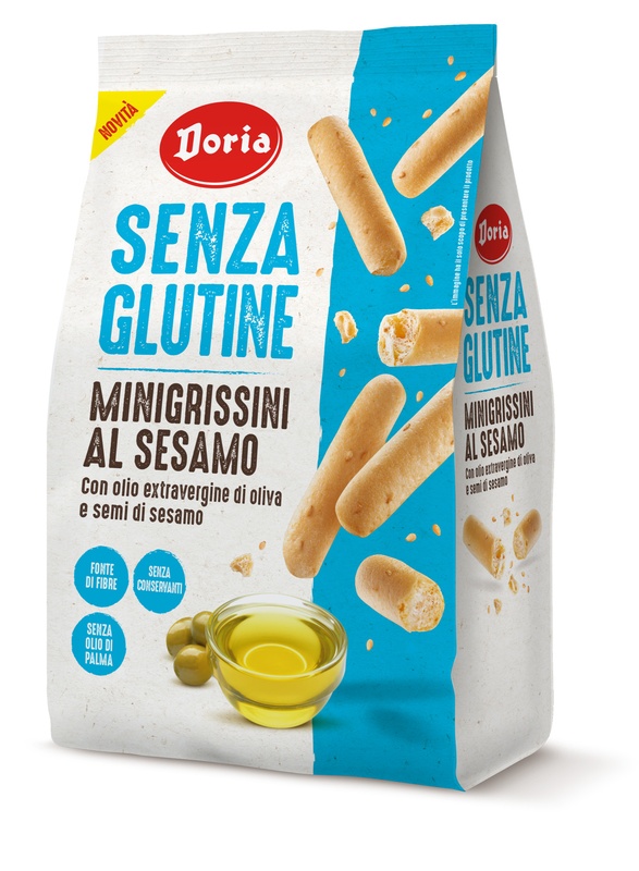 DORIA MINIGRISSINI SESAMO 150 G - FarmaLucia