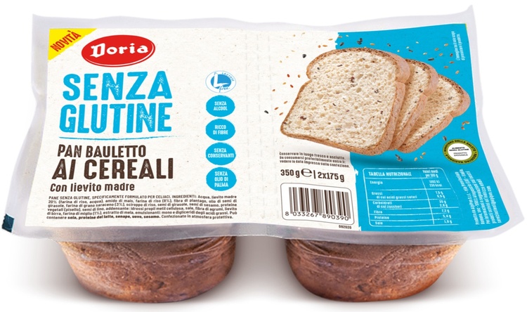 DORIA PAN BAULETTO CEREALI 2 PEZZI DA 175 G - FarmaLucia