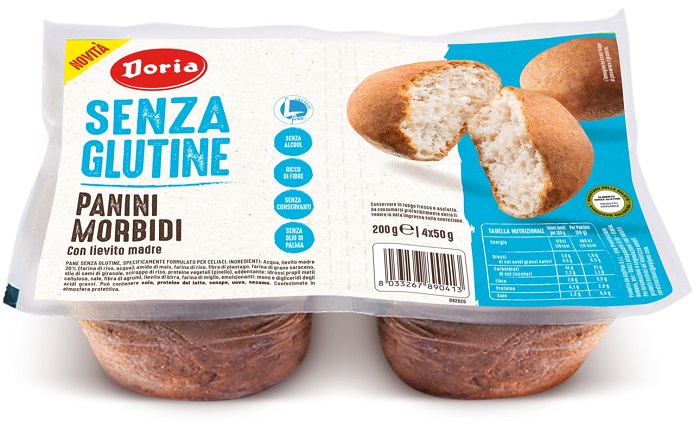 DORIA PANINI MORBIDI 4 PEZZI DA 50 G - FarmaLucia