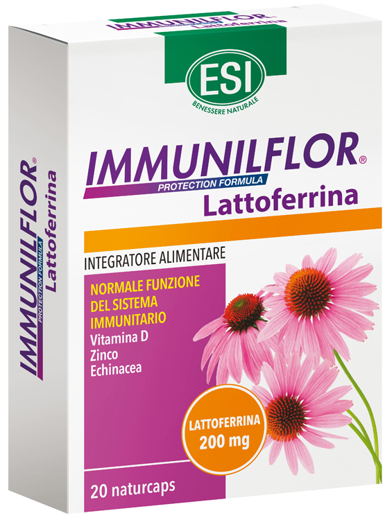 ESI IMMUNILFLOR LATTOFERRINA 20 NATURCAPS - FarmaLucia