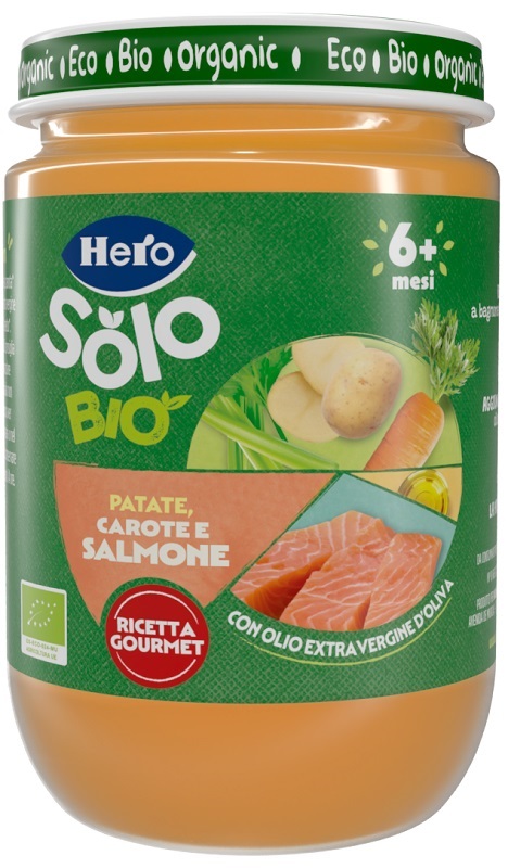 HERO BABY SOLO OMOGENEIZZATO SALMONE VERDURE 190 G - FarmaLucia