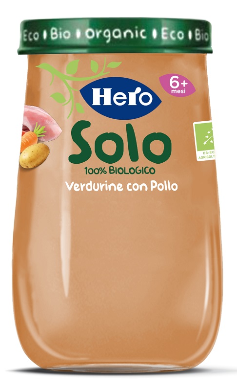 HERO BABY SOLO OMOGENEIZZATO POLLO VERDURE 190 G - FarmaLucia