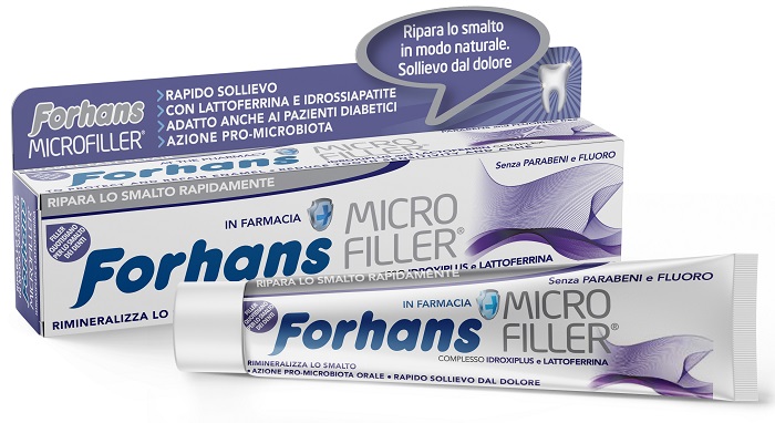 FORHANS DENTIFRICIO MICROFILLER PROTEZIONE SMALTO 75 ML - FarmaLucia