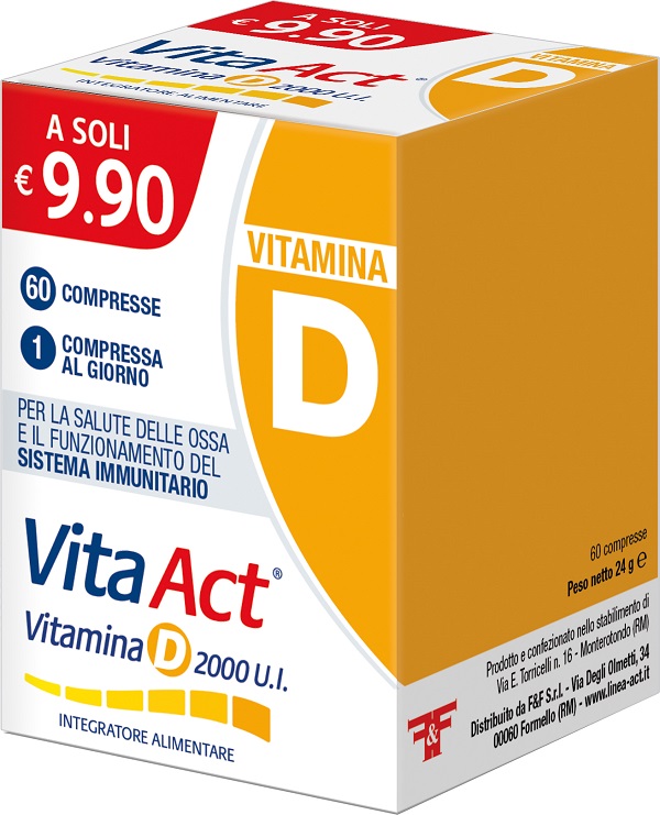 VITA ACT VITAMINA D 2000UI 60 COMPRESSE - FarmaLucia