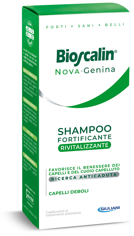 BIOSCALIN NOVA GENINA SHAMPOO FORTIFICANTE RIVITALIZZANTE 200 ML - FarmaLucia