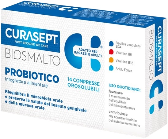 CURASEPT BIOSMALTO PROBIOTICO 14 COMPRESSE - FarmaLucia