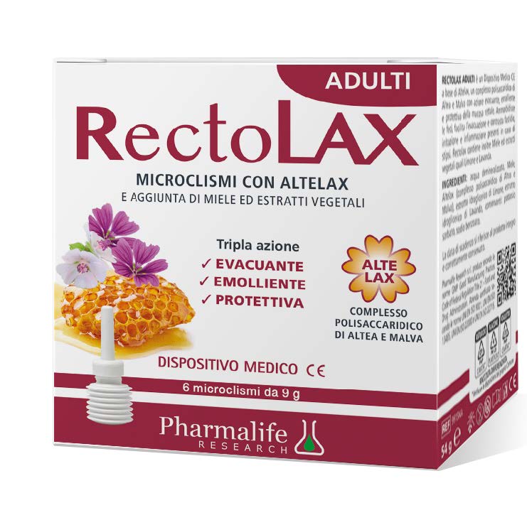 RECTOLAX ADULTI MICROCLISMI 6 PEZZI DA 9 G - FarmaLucia