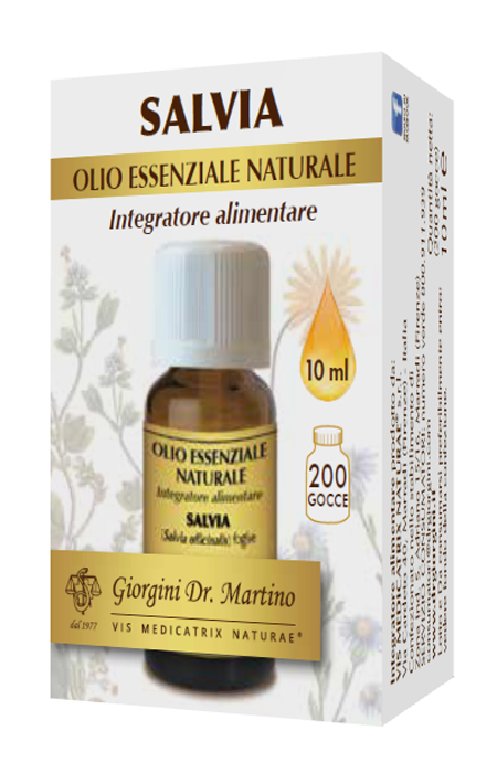 SALVIA OLIO ESSENZIALE NATURALE 10 ML - FarmaLucia