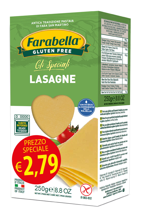FARABELLA LASAGNA PROMO 250 G X 6 PEZZI - FarmaLucia