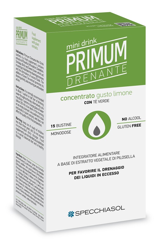 PRIMUM DRENANTE MINIDRINK LIMONE 15 STICK DA 10 ML - FarmaLucia