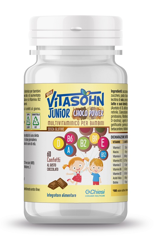 VITASOHN JUNIOR CHOCO POWER 60 CONFETTI - FarmaLucia