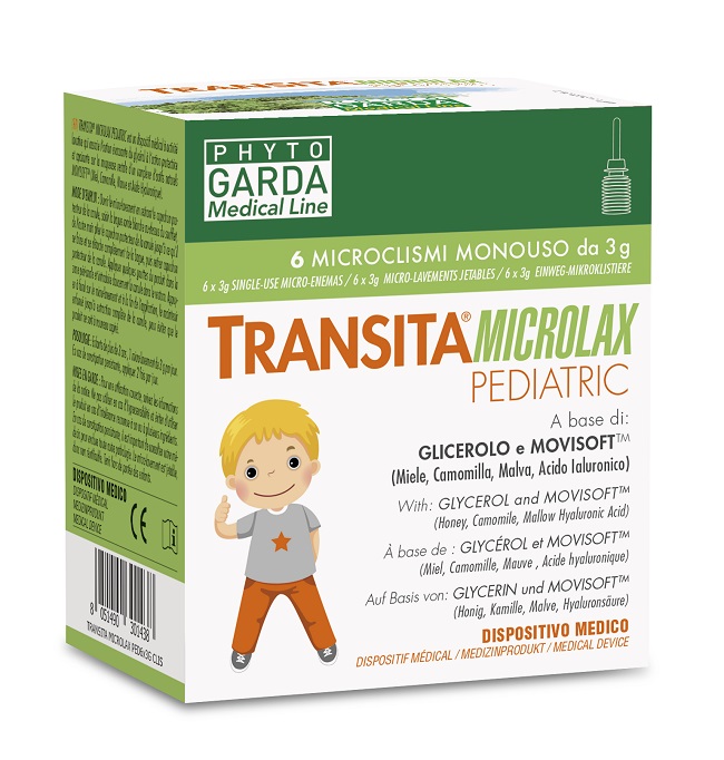 TRANSITA MICROLAX PEDIATRIC 6 MICROCLISMI DA 3 G - FarmaLucia