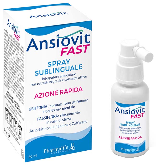 ANSIOVIT FAST SPRAY SUBLINGUALE 30 ML - FarmaLucia