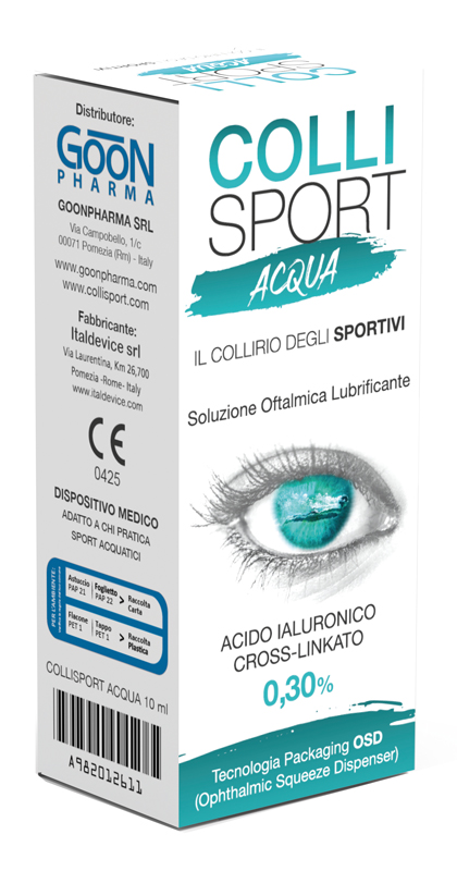 COLLISPORT ACQUA SOLUZIONE OFTALMICA LUBRIFICANTE 10 ML - FarmaLucia