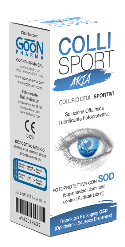 COLLISPORT ARIA SOLUZIONE OFTALMICA LUBRIFICANTE FOTOPROTETTIVA 10 ML - FarmaLucia
