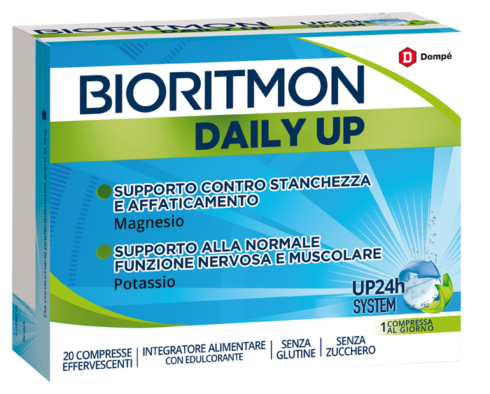 BIORITMON DAILY UP 20 COMPRESSE SENZA ZUCCHERO - FarmaLucia