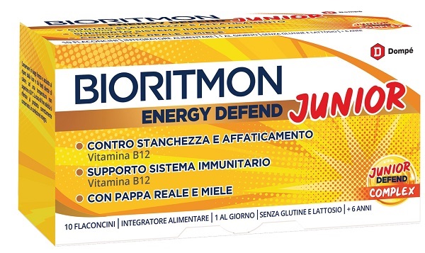 BIORITMON ENERGY DEFEND JUNIOR 10 FLACONCINI 10 ML - FarmaLucia