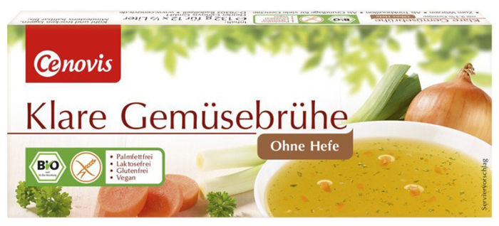 DADO CENOVIS VEGETALE BIO SENZA LIEVITO 9,3% DI VERDURE 12 CUBETTI - FarmaLucia