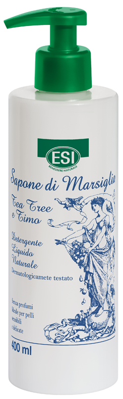 ESI SAPONE MARSIGLIA TEA TREE E TIMO 400 ML - FarmaLucia