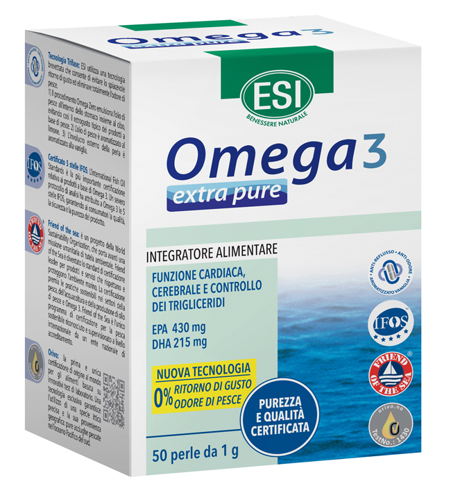 ESI OMEGA 3 EXTRA PURE 50 PERLE - FarmaLucia