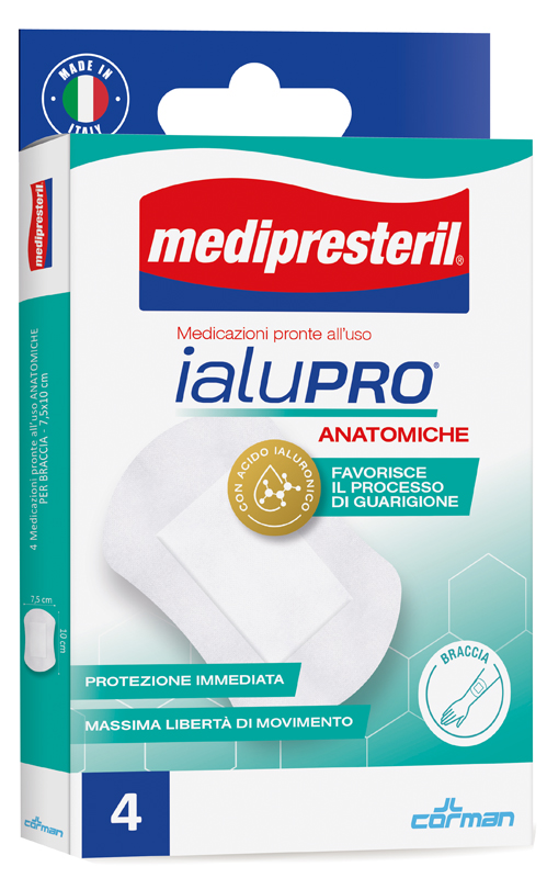 MEDIPRESTERIL IALUPRO BRACCIA 7,5X10 CM 4 PEZZI - FarmaLucia