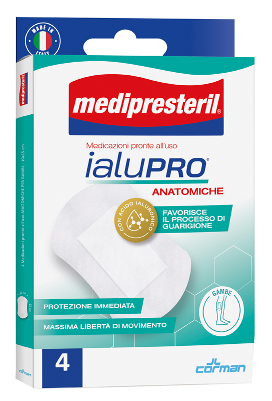 MEDIPRESTERIL IALUPRO GAMBE 10X15 CM 4 PEZZI - FarmaLucia