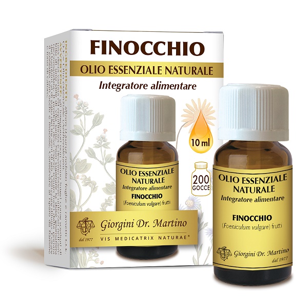 FINOCCHIO OLIO ESSENZIALE NATURALE 10 ML - FarmaLucia