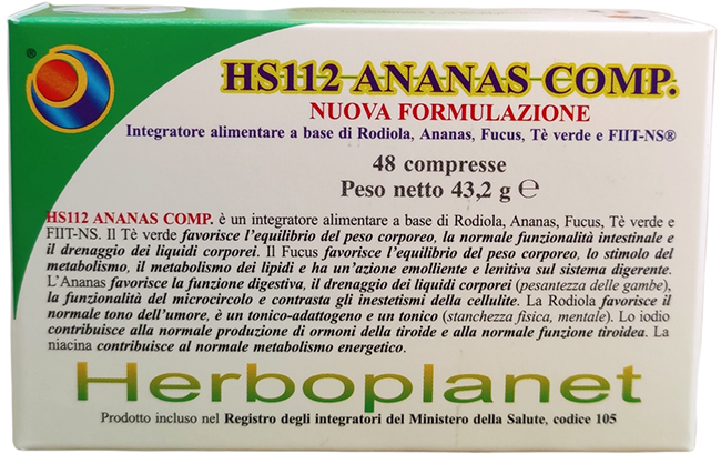 HS112 ANANAS COMP 48 COMPRESSE - FarmaLucia