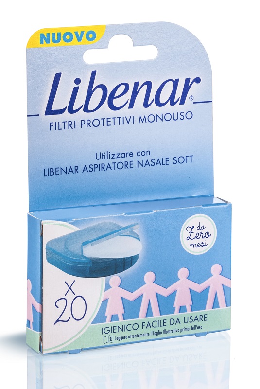 LIBENAR ASPIRATORE NASALE SOFT FILTRI 20 PEZZI - FarmaLucia