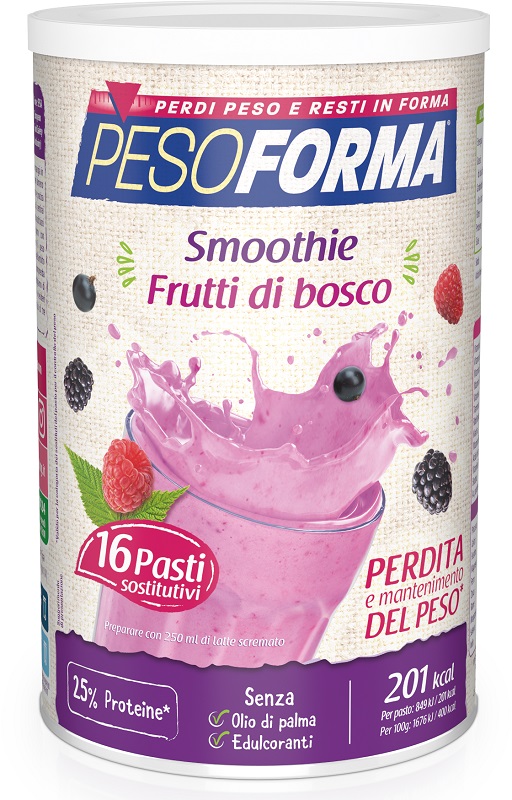 PESOFORMA SMOOTHIE FRUTTI BOSCO 436 G - FarmaLucia