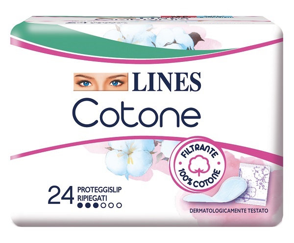 LINES COTONE BIO SALVASLIP RIPIEGATI 24 PEZZI - FarmaLucia