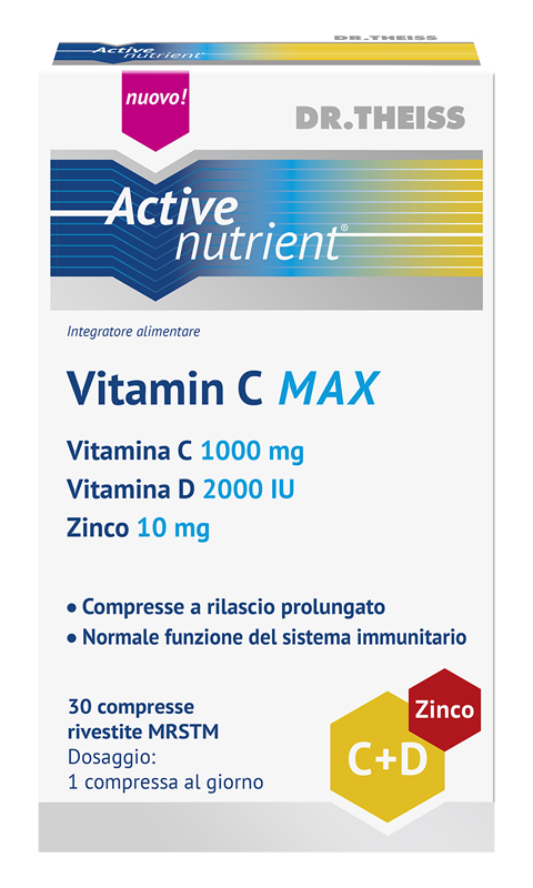 THEISS ACTIVE NUTRIENT VITAMIN C MAX 30 COMPRESSE - FarmaLucia
