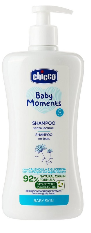 CHICCO BABY MOMENTS SHAMPOO SENZA LACRIME 500 ML - FarmaLucia