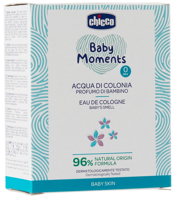 CHICCO BABY MOMENTS ACQUA DI COLONIA PROFUMO DI BAMBINO 100 ML - FarmaLucia