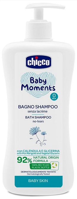 CHICCO BABY MOMENTS BAGNO SHAMPOO DELICATE 500 ML - FarmaLucia