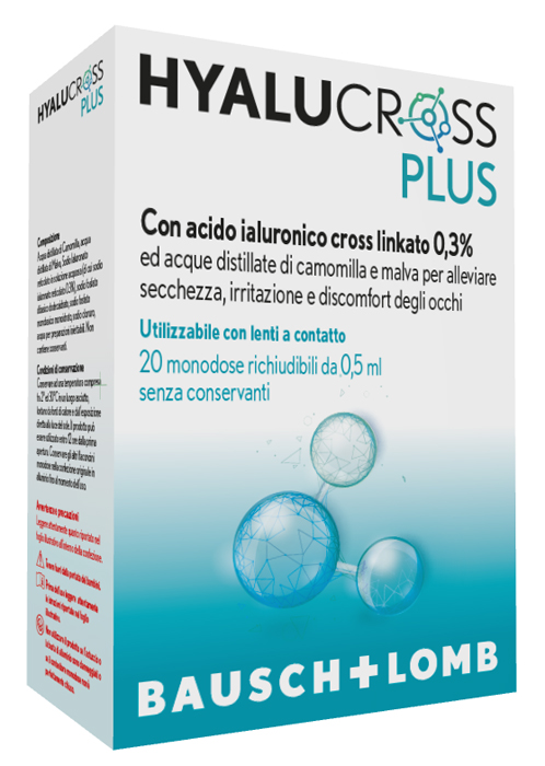 HYALUCROSS PLUS 20 FLACONCINI MONODOSE DA 0,5 ML - FarmaLucia