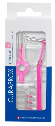 CURAPROX CPS 08 SCOVOLINO PRIME START 08 PINK 5 PEZZI - FarmaLucia