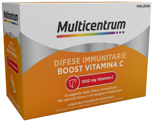 MULTICENTRUM DIFESE IMMUNITARIE BOOST VITAMINA C 14 BUSTINE - FarmaLucia