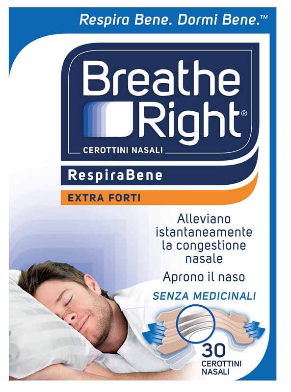 CEROTTI NASALI BREATHE RIGHT EXTRA FORTE 30 PEZZI - FarmaLucia