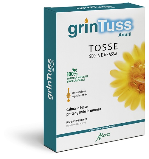 GRINTUSS ADULTI SCIROPPO 12 FLACONCINI MONODOSE - FarmaLucia