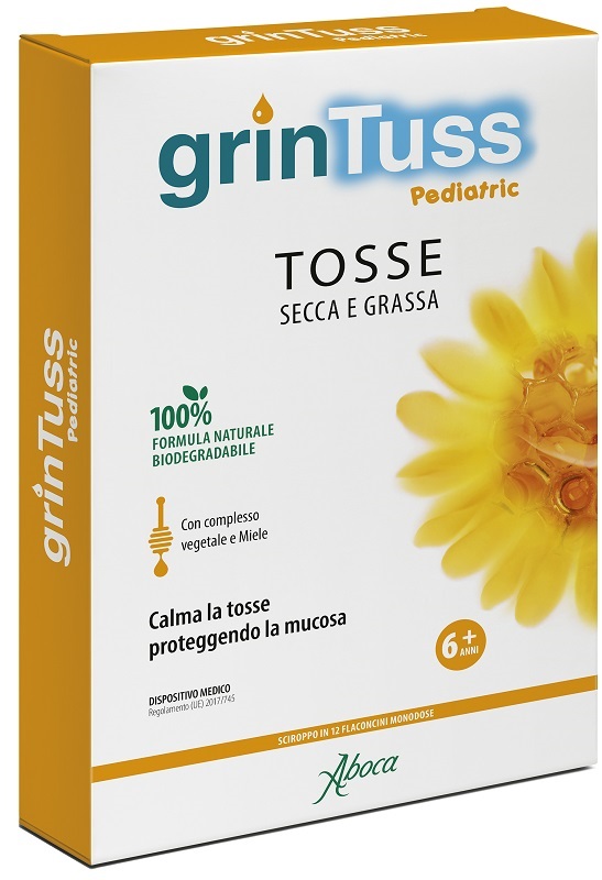 GRINTUSS PEDIATRIC SCIROPPO 12 FLACONCINI - FarmaLucia